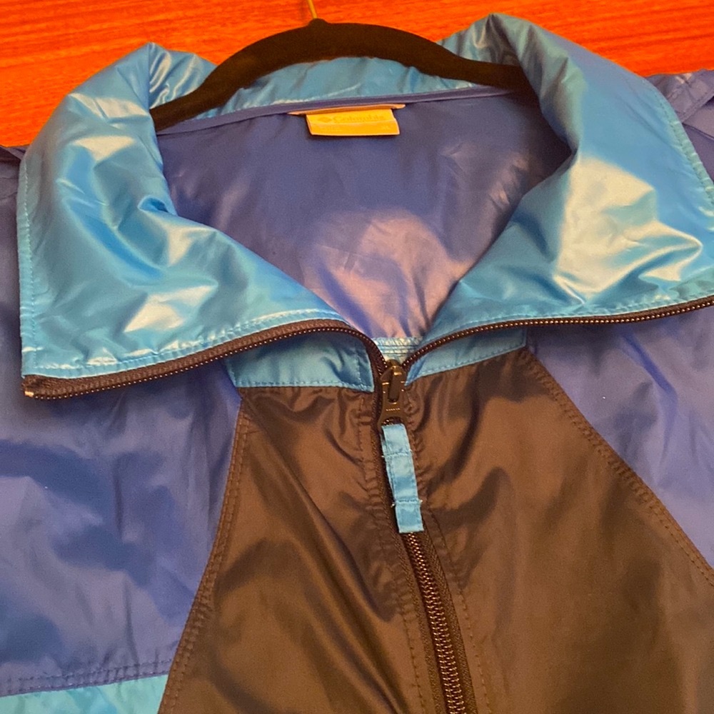 Columbia NWOT Men’s Blue & Black Lightweight Windbreaker Jacket - Sz XL - Picture 11 of 14